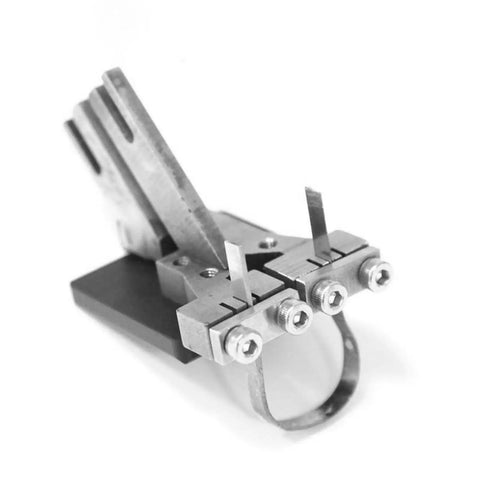 Copper Plate Cutting Sled Replacement Parts For Electric Hot Knife And Foam Cutter, Slotting Tool Accessories With Blade, Easy Install, High Temperature Resistant, Durable Cutter Sled For Precise Grooving And Foam Cutting, 6x4.5 cm