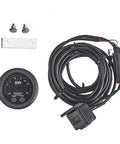 Dope Universal Turbo Boost And Vacuum Gauge Kit With Red LED Display 2 1 16th Inch Gauge Reads 0-35 PSI Boost And -30 To 0 InHg Vacuum Plug-and-Play For Turbocharged And Supercharged Cars. 2-1/16 inch gauge, wiring, sensor, and mount