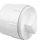 4 Inch PVC Sewer Cleanout Adapter With Plug Pipe Fitting DWV Flush Cleanout Cap for Drainage System, Frost and Corrosion Resistant