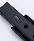 Close-up of heavy duty metal runner from Ultra Smooth Full Extension Drawer Slides 18 Inch Rails Replacement Track Glides