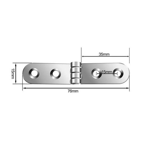 8-Pack Rotating Concealed Door Hinges For Cabinets And Panels, 270 Degree Foldable Metal Hinges With Smooth Edges, Heavy-Duty Load Bearing, Easy Install