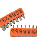 Get Your Hands On A Sweet Set Of 14 Torx Bits, Each One Measuring Precisely 25mm For All Your Electric Screwdriver Needs. Made From Tough Alloy Steel So You Can Tackle Any Repairs Without Worrying About Wear And Tear. Perfect For Tech Geeks, Mechanics, orange 14pc Torx bits set 25mm alloy steel for electric screwdriver repairs