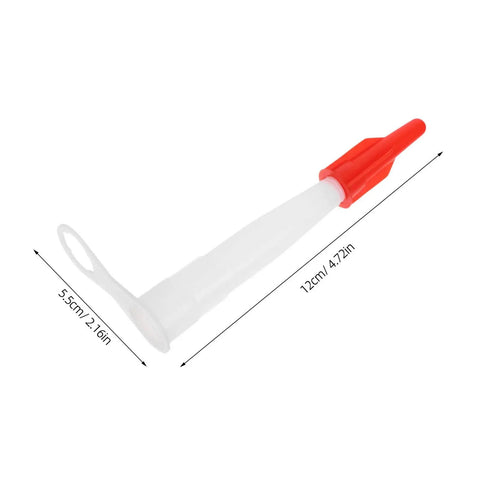Super Fast Swap 100 Pack Plastic Caulking Nozzle Extenders With 1/2 Inch Thread For Hot Glue Guns And Sealant Jobs To Speed Up DIY Home Repair Work, 12cm red tip