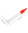 100 PC Plastic Caulking Nozzle Kit With Cover And Red Cap 1/2 Inch For Quick Glue Gun Install Easy Replacement Sturdy Applicator Set Sealing Tools, 12cm
