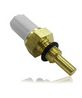 GolTHd coolant temperature sensor with brass probe and white plastic connector