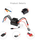 Waterproof 3650 3500KV Brushless Motor With 60A ESC Combo for one tenth scale RC cars and trucks high torque 4 pole design