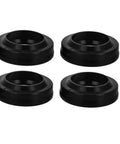 Pro Grade Tire Changer Cylinder Seal Kit With High Precision Oil Seals For Air Tight Performance Replacement Parts Set For Tire Changer Machines Minimizes Air Loss And Leaks Durable Plastic Seal Ring Pack Of 4, four black rings