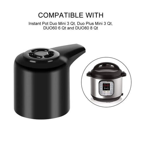 Replacement Steam Release Valve Handle For Duo And Duo Plus Series Plug And Play Fits 3 Quart 5 Quart 6 Quart 8 Quart Mini