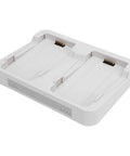 60W Fast Dual Drone Battery Charger For Flip Drone, two battery charging hub with LED indicator slots