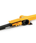 Heavy Duty Pneumatic Belt Sander Derusting Deburring Polishing Machine 20mm By 520mm, featuring an adjustable grip and solid design.