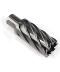 Oscarbide annular cutter with Weldon shank, 1-3/16 in dia, 2 in DOC for magnetic drill press (Amazon)