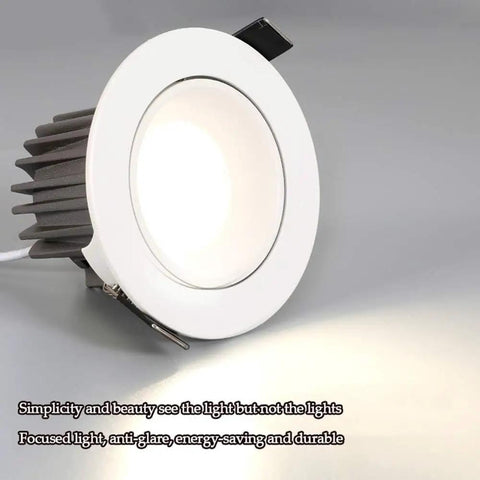 ELUKHT 13-PackRetrofit LED Recessed Light and LED Downlight 7W,10W,12W,15WWhite Retrofit LED Recessed Lighting Ceiling Lights 3.5/4 Inch round light with aluminum body.