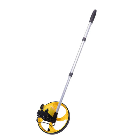 FILFEEL 8 Inch Measuring Wheel for Construction – Telescopic Distance Measuring Tool with 0–9999.9m, ±0.5% Accuracy, OneKey Reset & 45.5–96.5cm Pole.