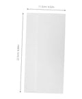 White Pro-Grade Self-Sealing Security Mailing Envelopes 115mm X 225mm Confidential Business Letter Size Peel And Seal 100 Pack