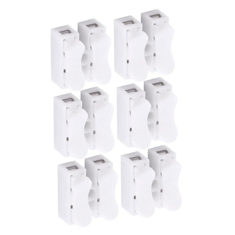 White 2 Pin Push Quick Wire Connector Set 5A 220V Spring Terminal Connectors For Motors Electrical Control Power Household Appliances Lighting And Machinery 100 Pack Easy Clip On Replaces Electrical Tape