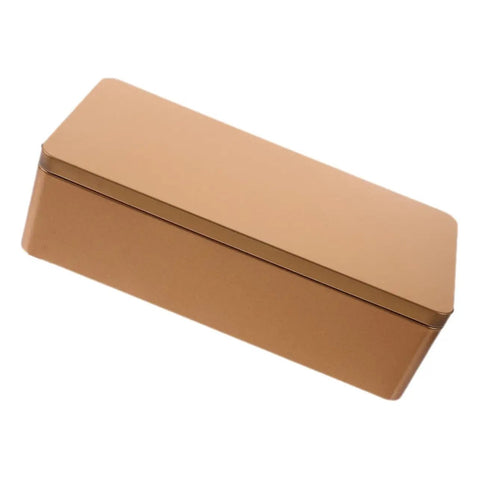 Top Shelf Airtight Tinplate Tea Storage Box Hella Spacious Kitchen Container for Loose Leaf Coffee Beans And Snacks Easy Pop Lid.