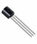 Close-up of single transistor from Transistor Assortment Kit 250 Pieces NPN PNP BJTs TO 92 Tinkerers For DIY Electronics Arduino