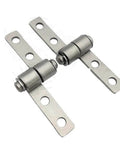Heavy Duty Door Hinge Set 1 Pair 360 Degree Rotation Friction Damping Hinge With 0.3Nm Torque, Smooth Quiet Operation