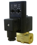 Automatic Drain Valve for 110 Volt Air System With Forged Brass Body and One Quarter Inch NPT Female Ports Easy Install