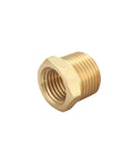 3/8 Inch Male To 1/4 Inch Female NPT Brass Hex Bushing Reducing Adapter For Pipe Fittings, hex head view