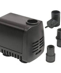 160 GPH Submersible Pond Pump For Indoor Outdoor Ponds Fountains Water Gardens Aquariums And Medium Waterfalls Black with accessories