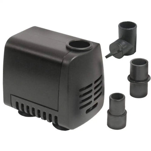 160 GPH Submersible Pond Pump For Indoor Outdoor Ponds Fountains Water Gardens Aquariums And Medium Waterfalls Black with accessories