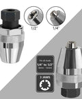 Heavy Duty Stud Remover And Extractor Tool For One Quarter To One Half Inch Bolts Grips And Removes Broken Rusted Round Off Painted Studs