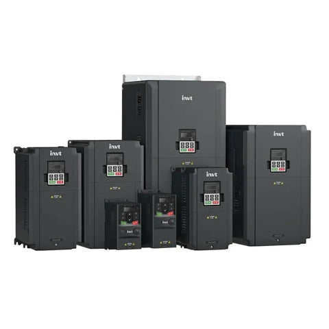 GD20 Series VFD Inverter Open Loop Vector Control Drive For Industrial Motors Built Tough With 7R5G-4 011G-4 And 015G-4 Modules Including CPLD Inverter Tech For Reliable, Heavy Duty Performance. multiple INVT VFD units