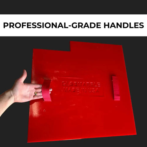 Slate Stone Concrete Stamps Mats Set Of 5 24 By 24 Inches Made In USA Durable Polyurethane With Flexible Handles