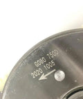 Close-up of G060 750D label on 36T nylon gear for fat tire e-bike hub motor replacement, shown in metal and plastic material.