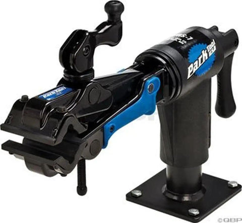 Bench Mount Workstand With A Dope 360 Degree Clamp For Easy Bike Repair, black powder-coated, micro adjustable 100 5D clamp