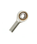 Two Piece SA10 Rod End Set With Right Hand Metric Threads featuring a precision fish eye ball joint with threaded shaft.