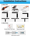 Installation instructions for sleek stainless steel cable management raceways and wire cord hideaway cover channels.