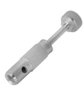 Heavy Duty Aircraft Tire Valve Core Removal Tool With Large Bore Safe Core Capture Chamber And Anti Ejection Design For Jets