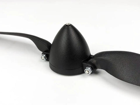 RC Folding Propeller 8x4.5 With 35mm Hub And Plastic Spinner Cap For RC Plane, Shaft Diameters 3.0/3.17/4.0/5.0mm, Includes Spinner Cap, Durable High Efficiency Prop For Smooth No Drama Flight