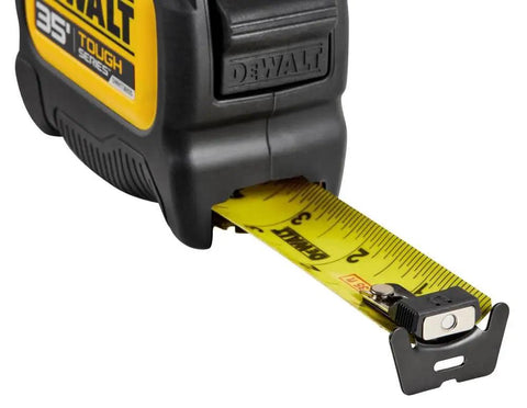 ToughSeries 35 Ft Tape Measure With Magnetic Hook Double Sided Readout Ultra Durable Housing for extended reach projects.