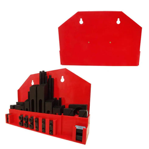 52 Piece T Slot Clamping Kit Seven Sixteenth Inch Set With End Clamps Flange Nuts Coupling Nuts Step Blocks Serrated End Clamps And Studs