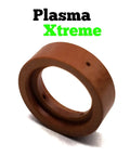 Close-up of swirl ring from Killer Thirteen Piece Plasma Cutter Consumables Set For Harbor Freight Titanium Forty Five Amp Plasma