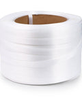 Heavy Duty Pallet Strapping Kit With 3/4 Inch X 1640 Ft Polypropylene Woven Cord Coils, white polypropylene strap roll.