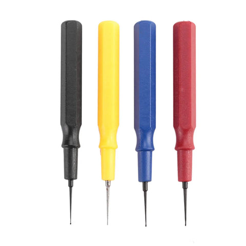 Watch Oiler Kit With Four Precision Oil Pens For Delicate Movements in black, yellow, blue, and red handles