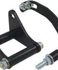 Complete Semi Gloss Black Steel V Belt 2 Groove Long Water Pump LWP Crank Pulleys With Alternator And Power Steering Brackets Kit For SBC Chevy Small Block 350 327 Engines Up To 1978 Ready To Install, black steel brackets