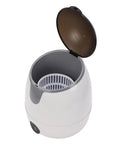 Mini Washing Machine With Turbo Dehydration Spin Slash Drying Time In A Flash, Portable Laundry Spinner with open lid.