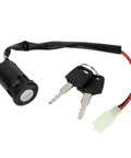 Key Ignition Switch For Electric Bikes And Scooters With 2 Wire Lock Zinc Alloy Lock Slick Install Start Stop Power On Off Ebike Accessory