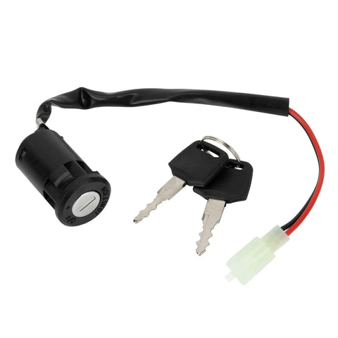 Key Ignition Switch For Electric Bikes And Scooters With 2 Wire Lock Zinc Alloy Lock Slick Install Start Stop Power On Off Ebike Accessory