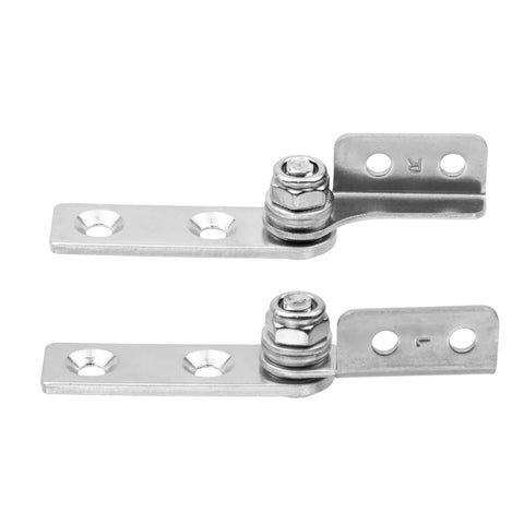 Torque Shaft Hinge Set For Folding Tables Windows And Doors 2 Pair Stainless Steel Flip Hinges With Screws 76x14mm Left And Right