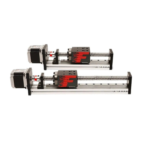 Three Axis Linear Slide Table Stage With Ball Screw And Stepper Motor For 3D Printers, rock-solid vertical positioning, two-unit view