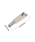 20 Pack Mini Snap Links M3 Thread Clips Self Locking Metal Clevis For RC Planes Wings And Fuselage Fixes Durable Aircraft Hardware For Remote Control Model Airplanes And Electric Planes Easy Field Fixes And Quick Repairs, 25.5mm M3 metal clevis