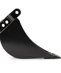 Side view of Beefed Up 10 Inch Front And Backhoe Bucket With Replaceable Carbon Steel Teeth And Hydraulic Tilt For Excavators Skid Steers