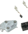 Self Exciting One Wire Voltage Regulator Kit For Delco Alternators Chevy Gm 10Si 12Si 15Si 17Si 27Si with connectors and diodes.