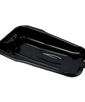 Premium Waste Oil Drain Basin For Car Repair And Motorcycle Maintenance Lightweight, black plastic, large capacity, efficient fluid collection.